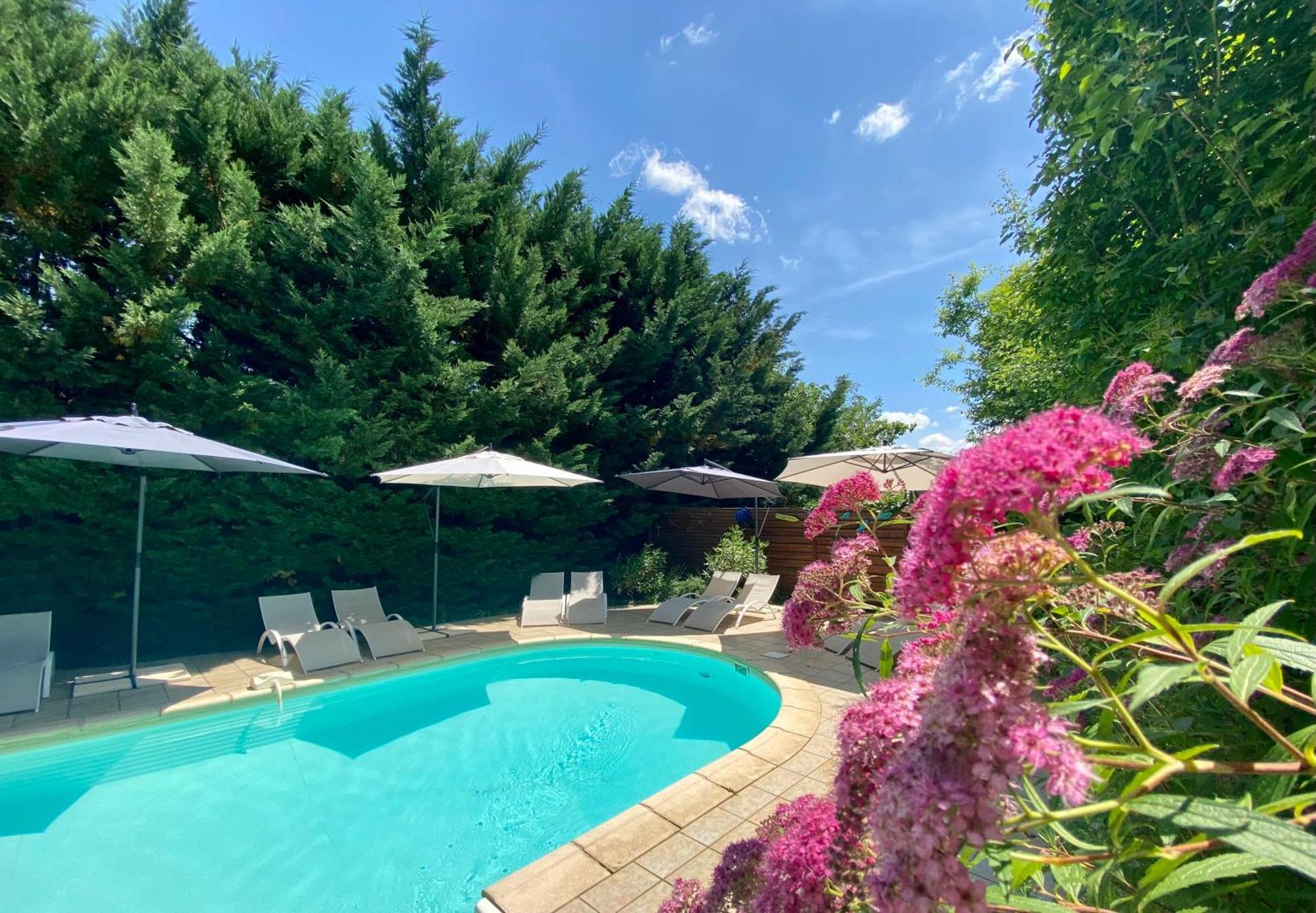 O Clair De Lune Au Coeur De Sarlat - Chambres Climatisees - Parking Prive - Piscine Chauffee - Spa Et Massages Dış mekan fotoğraf
